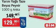 ANKA YARIM YAĞLI TAZE BEYAZ PEYNİR 1000 G